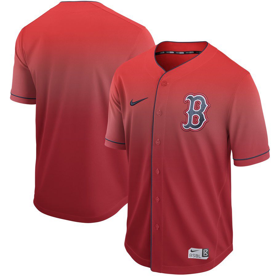 Men Boston Redsox Blank Red Nike Fade MLB Jersey->st.louis cardinals->MLB Jersey